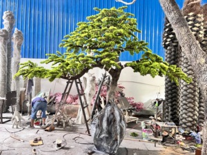 Artificial Landscape <strong>Tree</strong> Outdoor Large Fake Pine <strong>Tree</strong> for Decor Outdoor Indoor Fake Big Green Pine <strong>Tree</strong> - Product Image 2