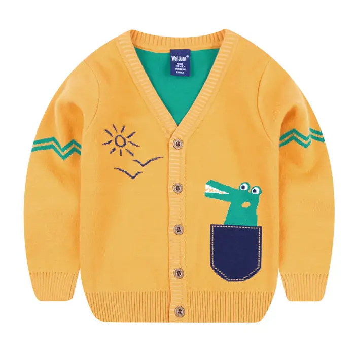 Atacado Vestuário Boy Big Children Cardigan Knitting Sweater Designs Para Crianças De Importação China Produtos
