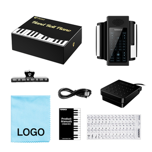 Terence Kids Electronic Portable 61-<strong>Keys</strong> Touchscreen Roll-Up Piano <strong>Keyboard</strong> with Pedal Upgraded <strong>Numeric</strong> Sticker for Beginners - Product Image 3