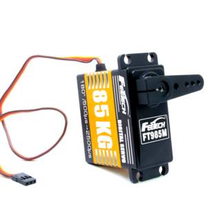 80KG Robot servomotore 12V alta coppia in acciaio ingranaggio impermeabile grande servocomando digitale con 15T metallo servobraccio per auto 1/5 - Product Image 5