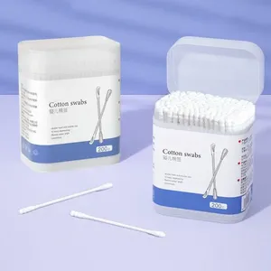 Pamuklu çubuk kulak balmumu temizleme sopa sivri rals aller emniyet ağız bakımı sünger çubukla - Product Image 5