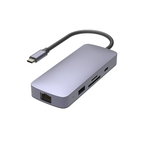9 in 1 4kビデオUSBCハブタイプCアダプター充電器プロラップトップUSBスプリッター2タイプCハブ - Product Image 3