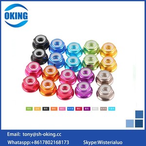 Colorful Nylon Lock <strong>Nut</strong> M2 M2.5 M3 M4 M5 M6 M8 <strong>Customized</strong> Aluminum <strong>Nut</strong>
