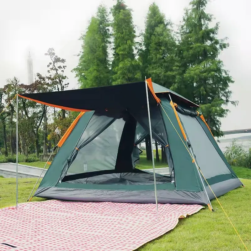 SP 4 Person High Quality Automatic Pop Up Outdoor Camping Tent, Automatic Outdoor Pop-up Tent for Camping Waterproof Tent