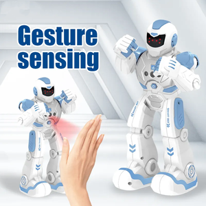 Robots de juguete RC multiusos Robot humanoide inteligente educativo programable con expresión Show Gesture Sensing Coasting Drive - Product Image 2