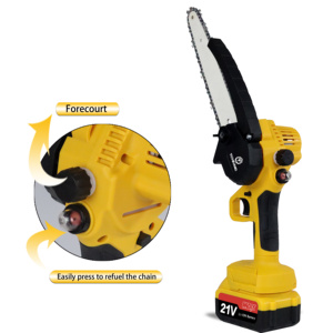 Rechargeable Mini Li-ion Lithium Battery Operated Electric Powered 6&quot; 8 Inch Chain Saw Wood Cutting Machine Garden - Product Image 4