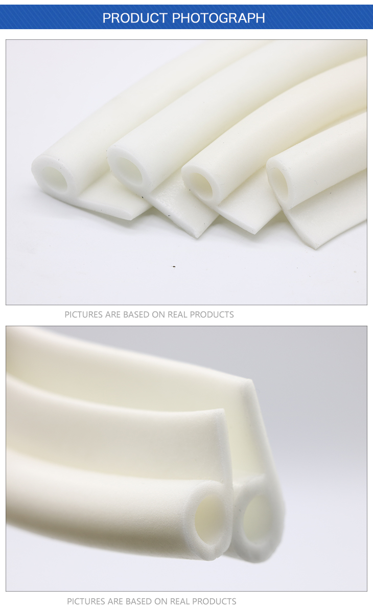Custom high temperture resistant e-Shaped silicone rubber Seals Gaskets for oven