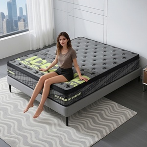 โรงแรมห้าดาวโฟมคลื่นความหนาแน่นสูงยางพาราธรรมชาติที่นอนสปริงขนาดเต็มออกแบบได้ตามต้องการ - Product Image 1