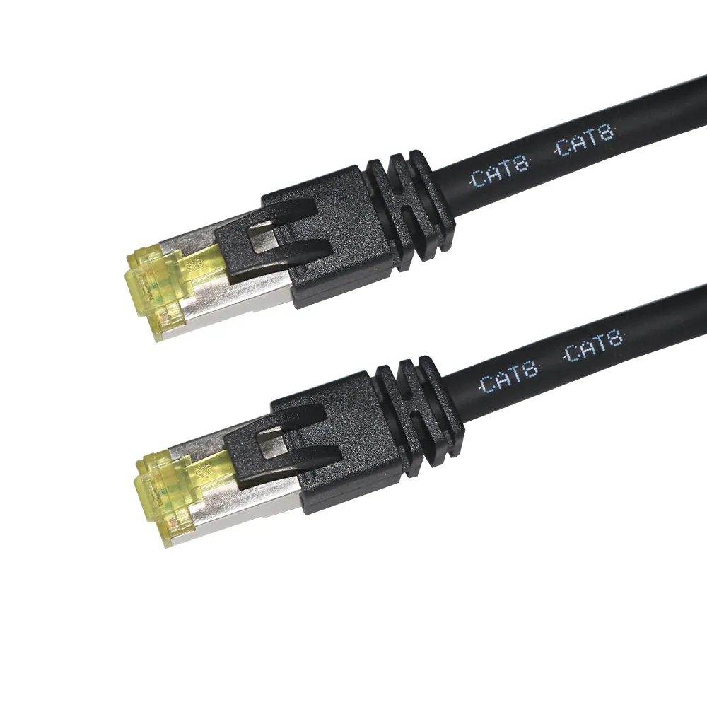 Factory High Quality Lan Cable Cat 6 Ethernet Plenum Cat6 Rj45 FTP Communication Patch Cord Cable 1 Meter