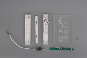 Mô hình tùy biến 4W dẫn lối ra dấu hiệu ánh sáng khẩn cấp PC + pin lithium Acrylic kéo dài đến 3 giờ - Product Image 4