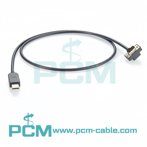 สายเคเบิลอะแดปเตอร์แบบอนุกรมสำหรับ RS232 USB เป็น DB9แบบอุตสาหกรรมใช้ทำมุมได้90องศาสำหรับแล็ปท็อป Serial Port PDA โมเด็มเราเตอร์และอื่นๆ - Product Image 4