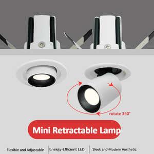 Ticari Mini Led Downlight Cob Led Downlight ayarlanabilir gömme aydınlatma çerçeve - Product Image 3