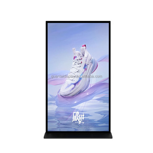 Ультратонкий экран 4 К Android lcd Totem 85 "75" интерактивный киоск видео рекламный щит с Wi-Fi/USB входом для полки объявлений - Product Image 2