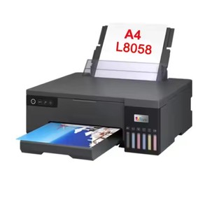 L8058プリンターマシン昇華プリンターインクジェットフォトプリンターA4サイズ6色用高品質オリジナル新品 - Product Image 1