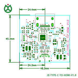 Tipo C para HDMI LCD Signal Converter Bridge Controller Board 1920*1080 Resolution Docking Station LCD Boards & Accessories - Product Image 4
