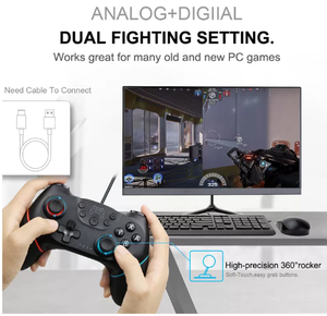 Controlador de juego inalámbrico con función Turbo de seis ejes para Nintendo Switch pro - Product Image 4