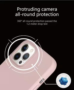 ソリッドカラーカスタマイズ可能な耐衝撃性とドロッププルーフの超薄型シリコン電話ケースApple Iphone 13 Mini Pro Max用 - Product Image 5