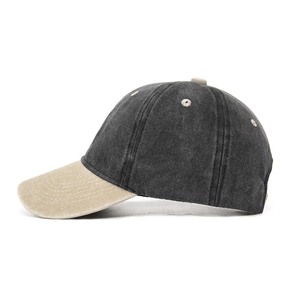 Rts đau khổ hai giai điệu rửa sạch CHA Mũ | 6-bảng điều khiển không có cấu trúc cong vành cổ điển đường phố gorras mũ thể thao - Product Image 4