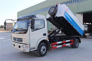 滚落废物容器6cbm吊钩提升垃圾车 - Product Image 2