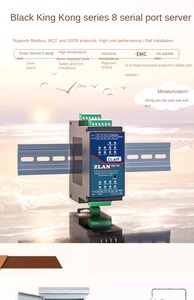 [ZLAN] 8 Server seriale 8 RS485 Multi-seriale a Ethernet Modbus Gateway MQTT DIN-Rail modulo JSON RTU a TCP - Product Image 2