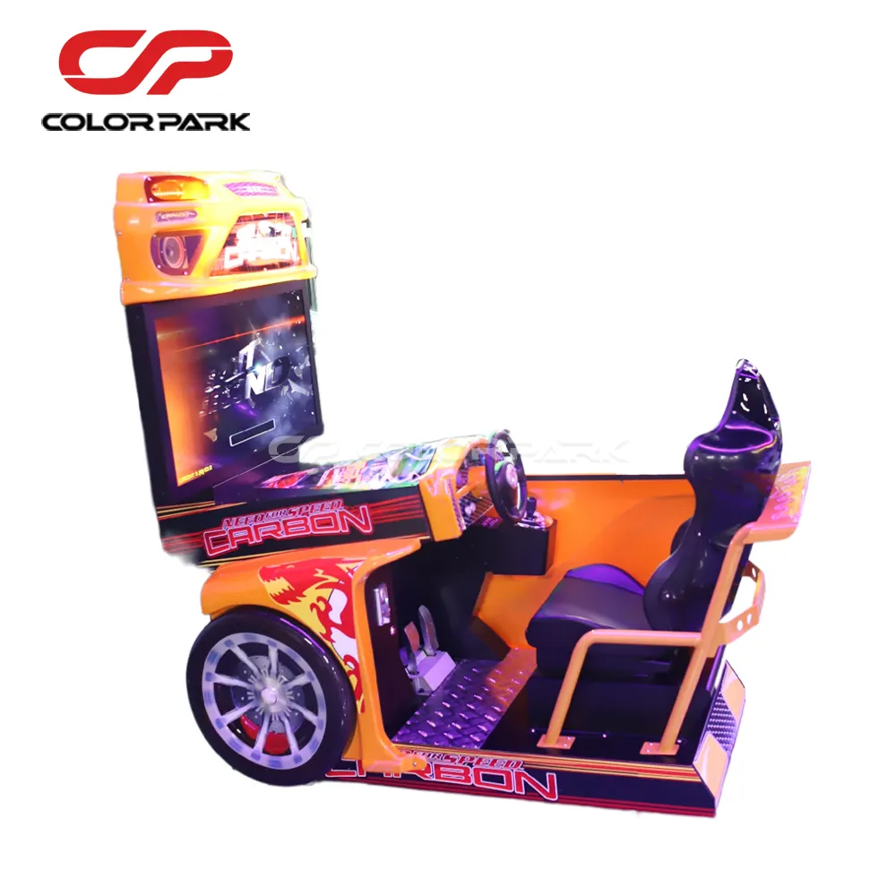 Gioco di divertimento parco colorato simulatore di corse a gettoni video giochi città attrezzature necessarie per la velocità