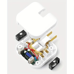 Nuevo Tipo de enchufe de extensión plegable 3 en 1 adaptador de corriente de EE. UU. Rotación de 180 grados convertidor ajustable enchufe de Japón con 2 Usb - Product Image 6