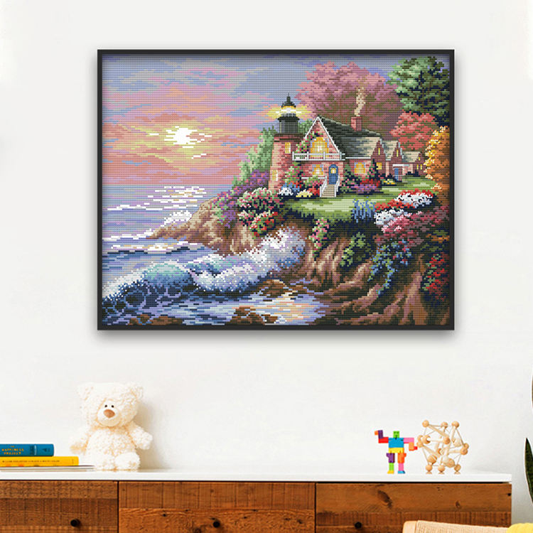 Landscape cross stitch