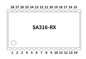 SA316 Hohe Abtastrate Drahtloses Audio modul mit niedriger Latenz Pin-hc-05-HF-Funk-BT-Seriell-HF-Transceiver-Modul - Product Image 6