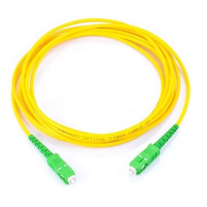 Cabo de fibra óptica para jumper, cabo óptico de remendo simplex, único modo, linha de rede comunictaz