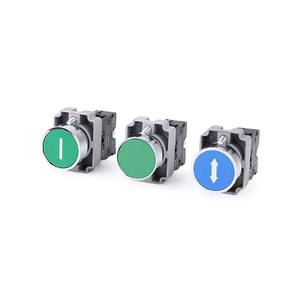 XB2 NONC momentaneo Spring Latching Push Pull grande fungo rosso manopola selettore chiave avvio rotante arresto di emergenza interruttore a pulsante - Product Image 6