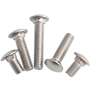 High Precision Stainless Steel DIN603 Coarse Thread Mushroom Oval Head Square <strong>Neck</strong> Rib <strong>Neck</strong> Carriage <strong>Bolt</strong>