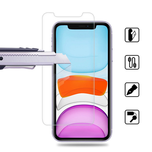ストック1 2 3パックApple 9H 2.5D高クリア強化ガラススクリーンプロテクターiPhone用アンチスクラッチガラスフィルム - Product Image 5