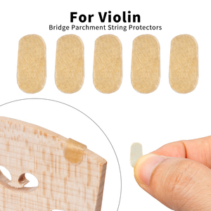 NAOMI <strong>String</strong> Protectors Bridge Parchment for E <strong>String</strong> Violin Viola Parts Gluing Under Musical Instruments Accessories - Product Image 5
