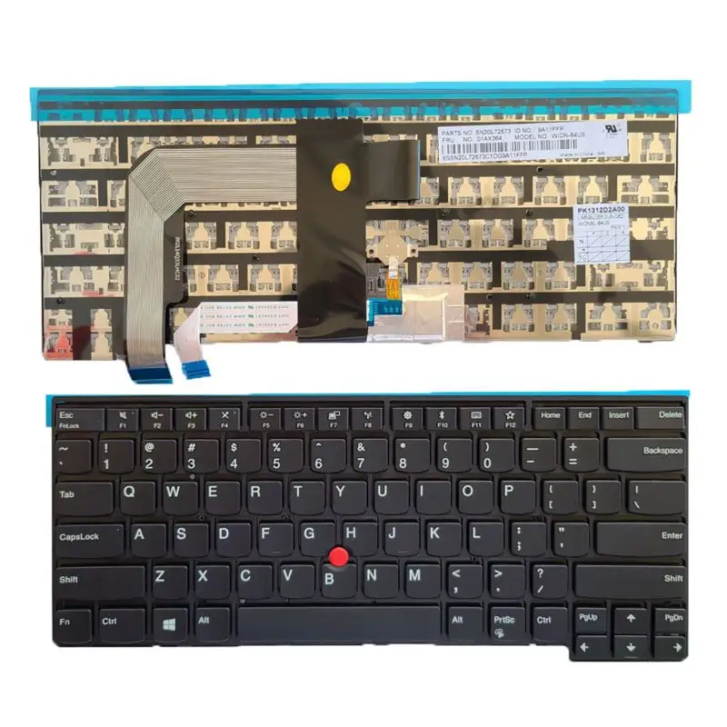 Nouveau clavier pour Lenovo Thinkpad 00PA452 00PA482 US sans rétro-éclairage