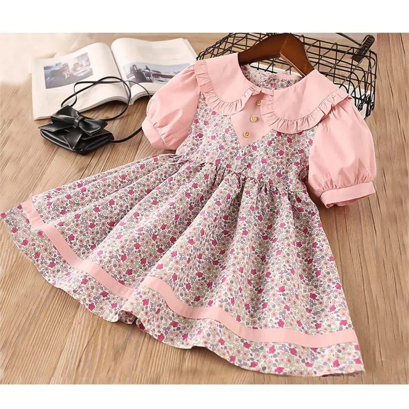 Vestido de princesa, vestido de princesa para bebês; vestidos florais de tule para festa de verão; roupas de alça para bebês; roupas bonitas com alças rosa de bebê para meninas; roupas de suspensório