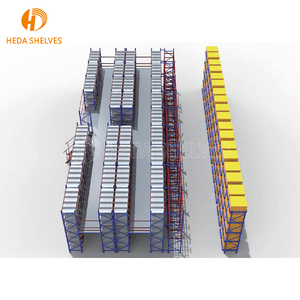 Sistemas de estanterías de pisos de entresuelo Q235B de acero de almacenamiento de almacén de diseño multinivel - Product Image 3