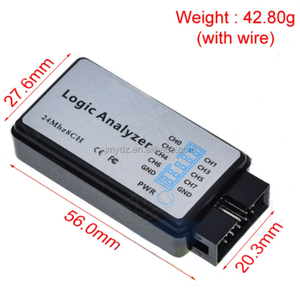 USBロジックアナライザー24M8CHマイクロコントローラーARMFPGAデバッグツール24MHz、16MHz、12MHz、8MHz、4MHz、2MHz - Product Image 2