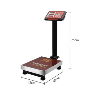 Ce Certification Calibration <strong>Indicator</strong> of Tcs Electronic Platform Scale Balance 150kg Weight <strong>Function</strong> - Product Image 2