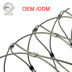 Linh hoạt hàng rào an toàn lưới-thép không gỉ 304/316 Wire Rope <span class=keywords><strong>Net</strong></span> cho atrium & xây dựng nội thất bảo vệ - Product Image 2