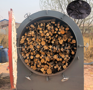 China High Capacity Industrial Smoke Free Wood Charcoal <strong>Carbonization</strong> Furnace Stove <strong>Kiln</strong>