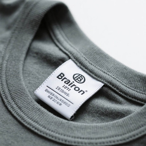 カスタム服ラベルカスタムデザイン織り衣服ケアタグ楕円形のパターンとネックタグのカスタムロゴメーカー - Product Image 3