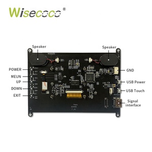 Monitor Lcd schermo Raspberry Pi da 7 pollici 1024*600 pannello Ips Lcd Touch capacitivo Ips Display da 7 "per Raspberry Pi 4b 3b