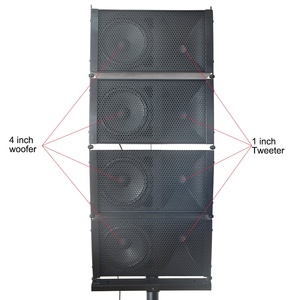 5000W 18 "低音炮专业音频BT卡拉ok套装供电<span class=keywords><strong>2.1</strong></span>声道扩音扬声器系统 + 阵列线扬声器Bocina Parlante