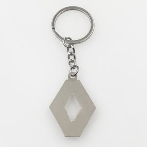 Designer Wholesale Fashion Zinc Alloy Metal Car Keychains <strong>Fancy</strong> Cut Out Customized Logos <strong>Key</strong> Fob for Renault