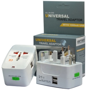 All in One Socket Universal Electrical Power <strong>Adapter</strong> <strong>Plug</strong> <strong>With</strong> Type c 4usb UK US AU <strong>EU</strong> <strong>Plug</strong> Type C 20W Travel <strong>Adapter</strong> - Product Image 4
