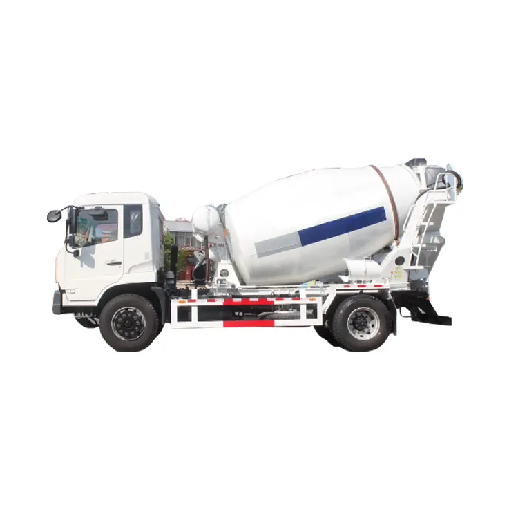 Dongfeng 4*2 Camión mezclador de tránsito 6m3 Pequeño camión de mortero de cemento y hormigón