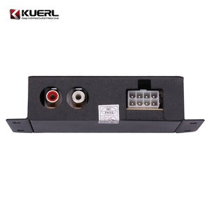 Altavoz RCA de audio para coche, convertidor de salida de línea de alto a bajo nivel, convertidor de 2 canales, con cable
