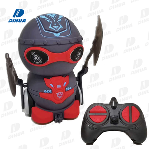 RC Battle Robot Ninja juguete con luz sonido Control remoto lucha Assassin Robot para niños figura de acción de dibujos animados interactiva - Product Image 2