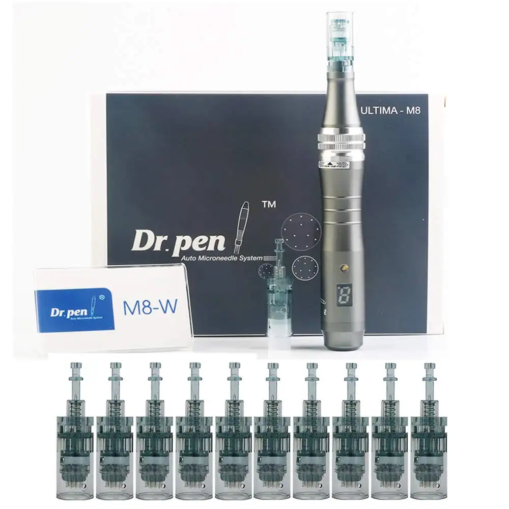 Dr Pen M8 cartuccia ago Derma Pen 11/16/24/36/42/Nano Microneedling penna tatuaggi aghi di ricambio della pelle punta