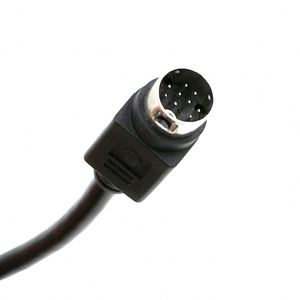 Slim Digital <strong>Scart</strong> 4 5 6 7 8 9 1013 Pin Midi Mini Din Male Connector <strong>to</strong> Mini Din Male Jack Stereo Plug Audio Av Extension Cable - Product Image 2